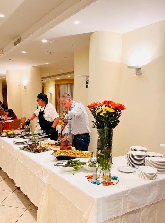 Buffet del ristorante